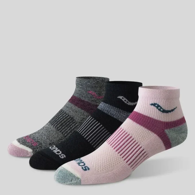 Inferno Merinowolle-Mischung, 3er-Pack, kurze Socken