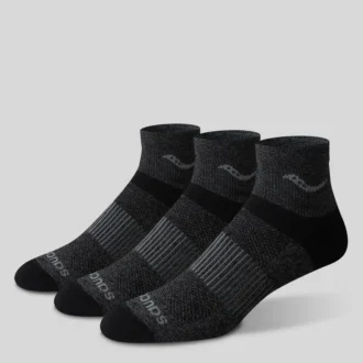 Inferno Merinowolle-Mischung, 3er-Pack, kurze Socken
