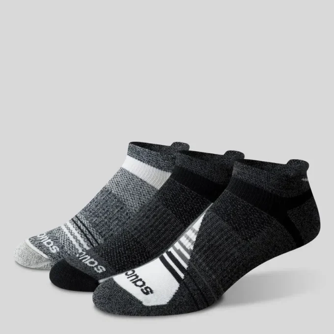 Inferno No-Show-Socken aus Merinowollmischung, 3er-Pack