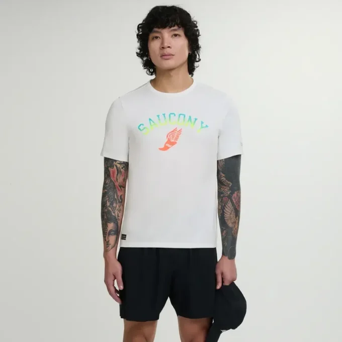 Kurzarm-Shirt mit Stoppuhr-Motiv