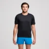 Saucony Stopwatch Kurzarm-Shirt für Herren