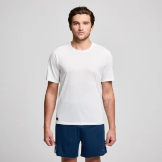 Saucony Stopwatch Kurzarm-Shirt für Herren