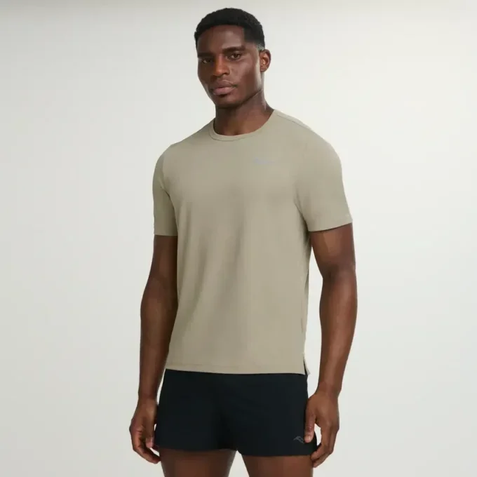 Saucony Stopwatch Kurzarm-Shirt für Herren