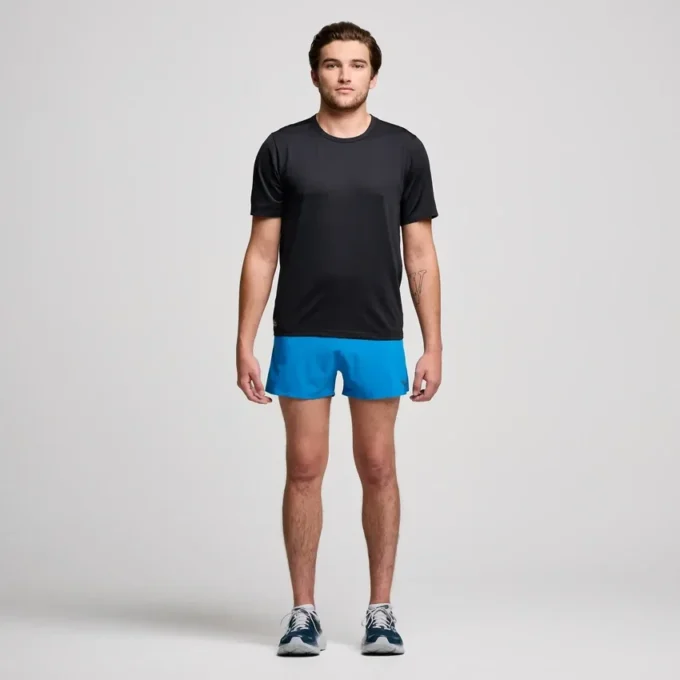 Saucony Stopwatch Kurzarm-Shirt für Herren
