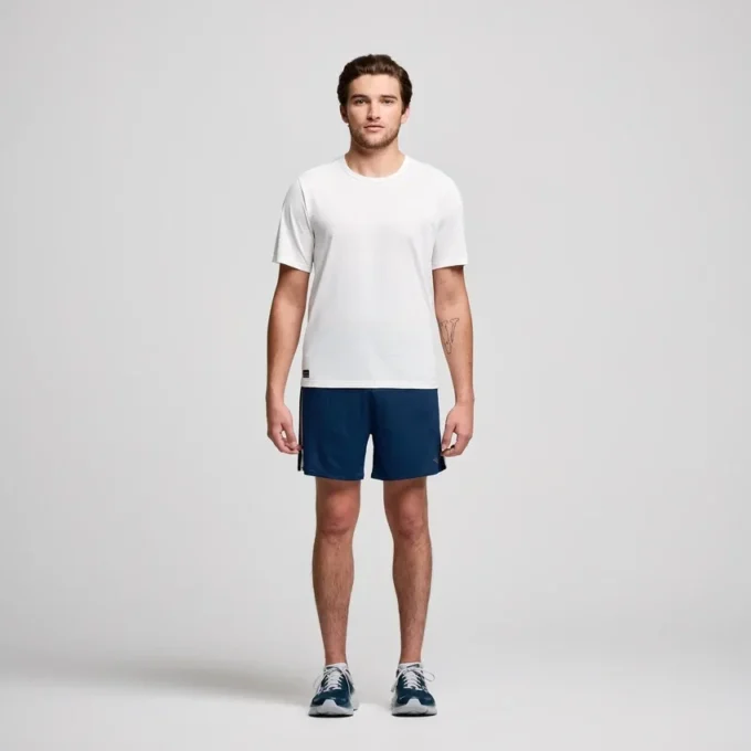 Saucony Stopwatch Kurzarm-Shirt für Herren