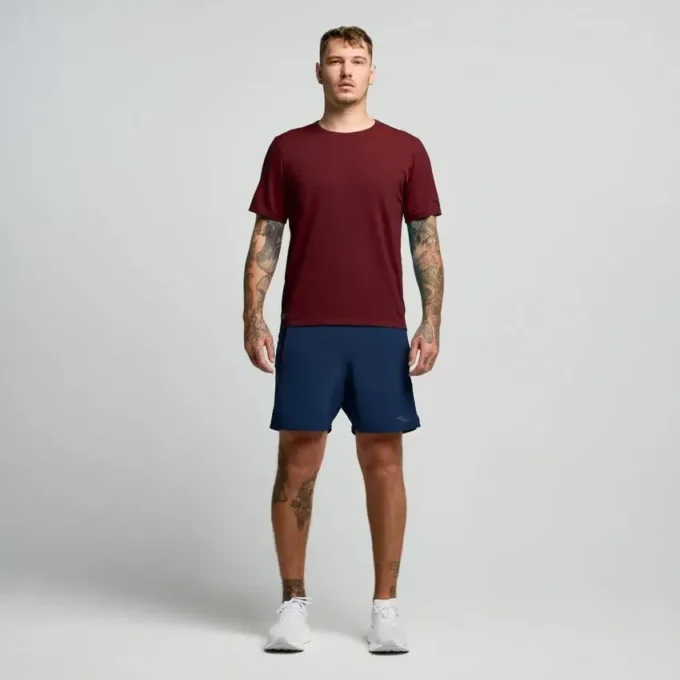 Saucony Stopwatch Kurzarm-Shirt für Herren