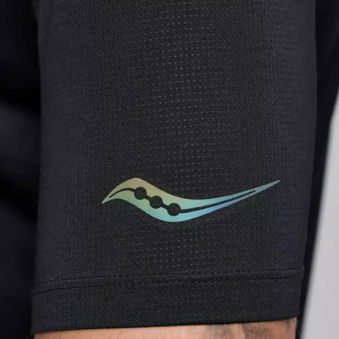 Saucony Stopwatch Kurzarm-Shirt für Herren