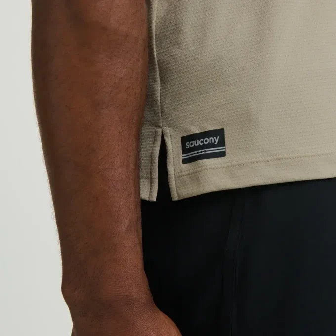 Saucony Stopwatch Kurzarm-Shirt für Herren